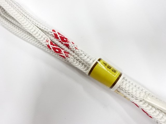 未使用品　正絹　手組帯締め